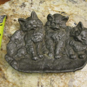 Antique Cats Kittens Pin Tray