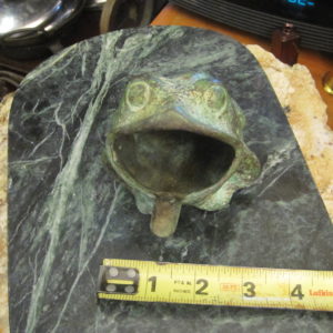 Figural Frog Ashtray 