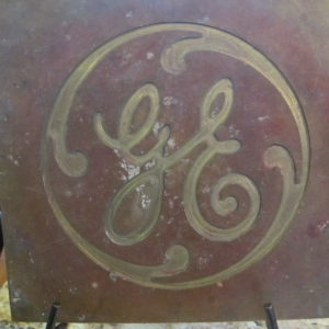 GE General Electric Plaque Emblem Sign