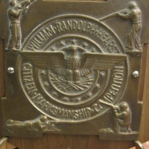 William Randolph Hearst Marksman Plaque